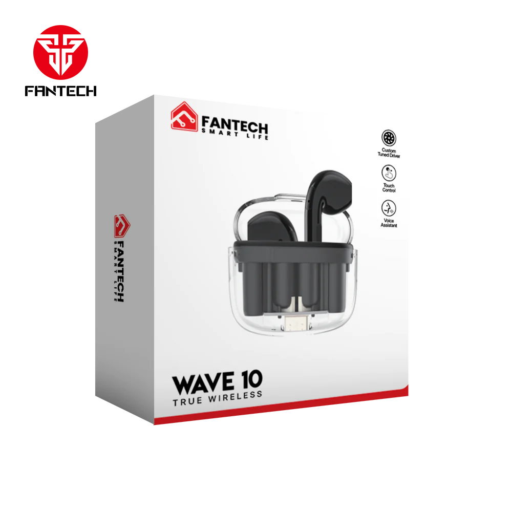 Fantech TWS Bluetooth Wireless Wave 10 Earbuds Fantech TWS Bluetooth Wireless Wave 10 Earbuds